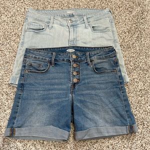 Two pair of Old Navy shorts. Good condition